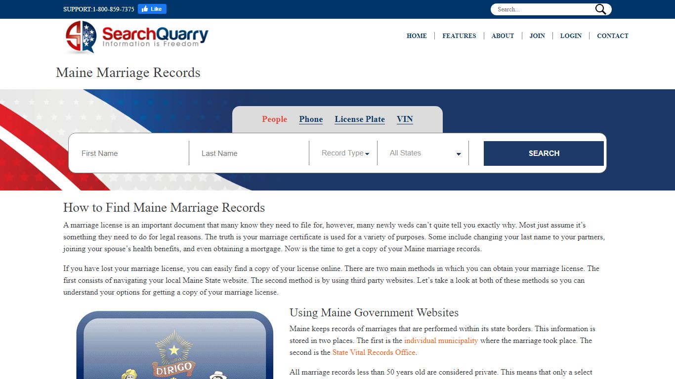 Free Maine Marriage Records | Enter a Name & View Marriage Records